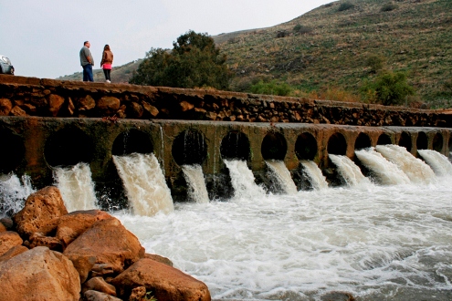 זרימת הירדן ההררי(צילום:יותם לוי)